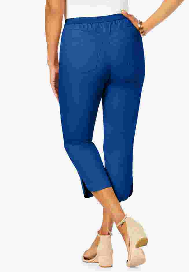 Stretch Denim Crop Jeggings image number 1