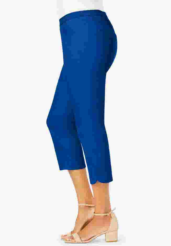 Stretch Denim Crop Jeggings image number 2