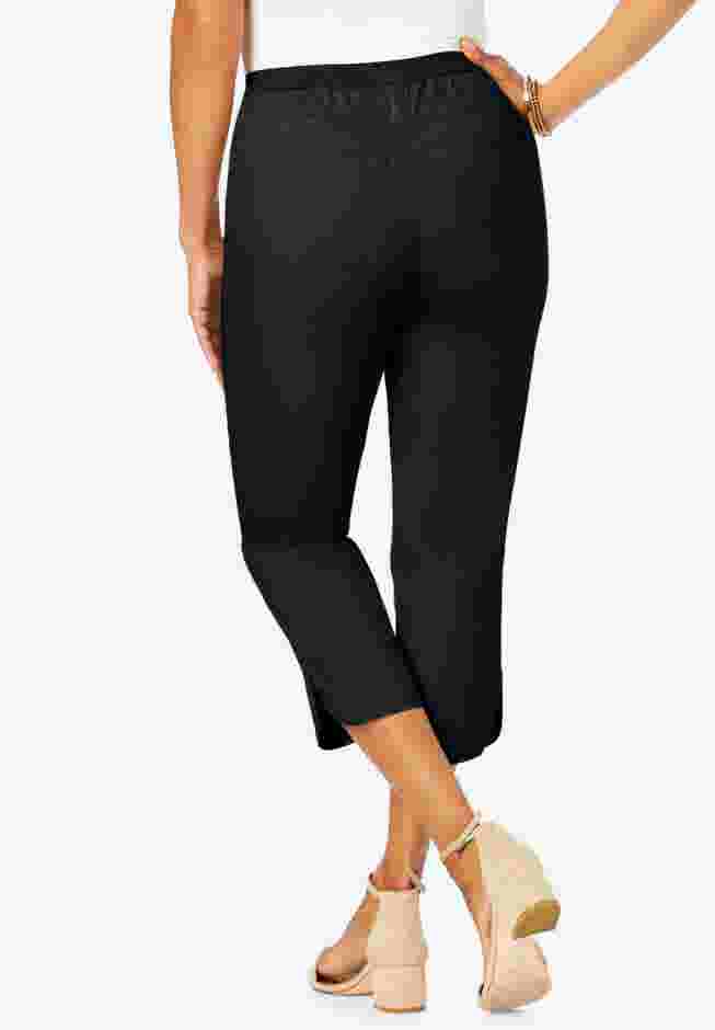 Stretch Denim Crop Jeggings image number 1