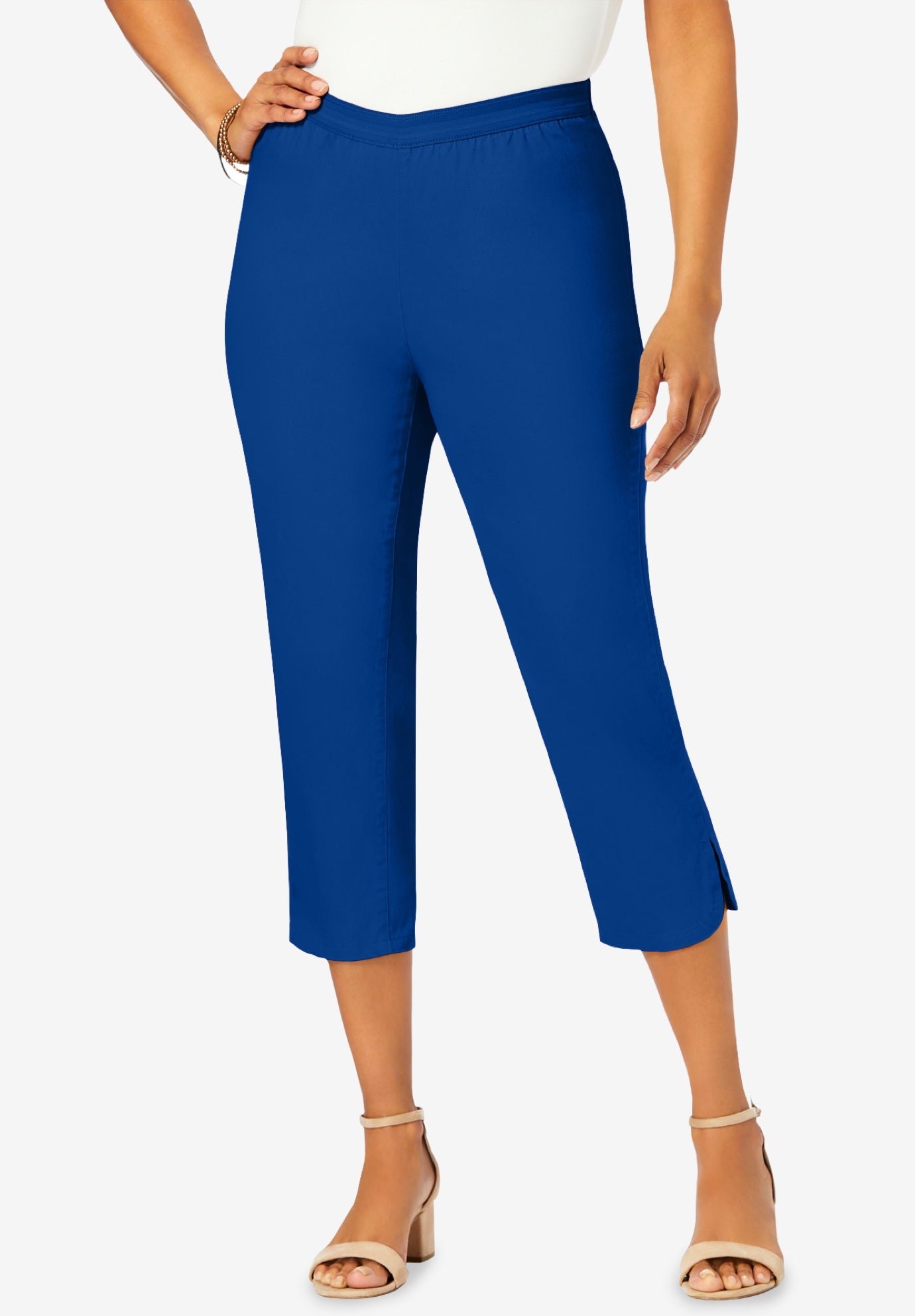 Stretch Denim Crop Jeggings image number 0