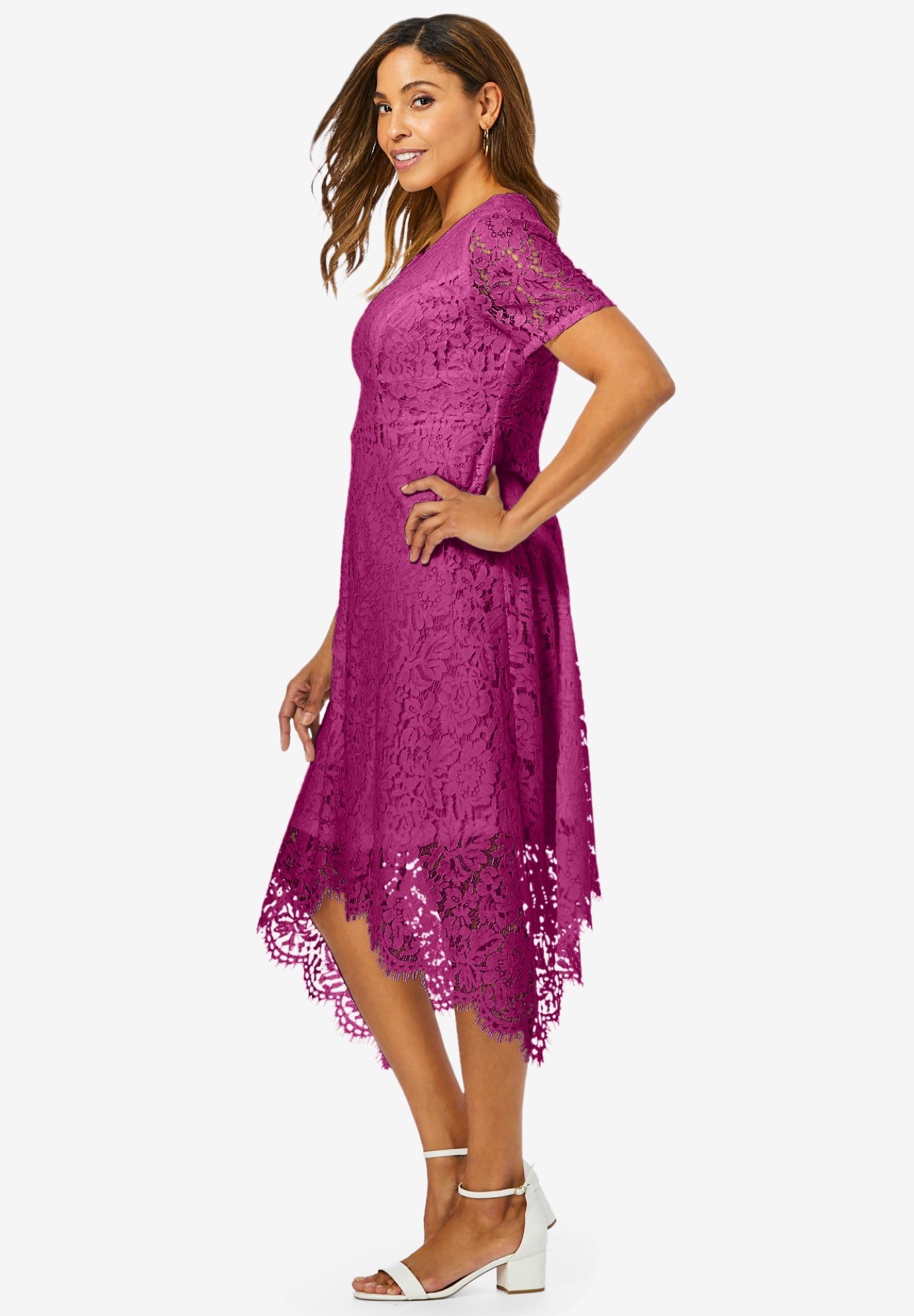 Lace Handkerchief Dress image number 2