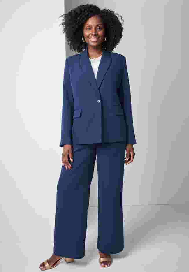 Bi-Stretch Shaped Blazer image number 1