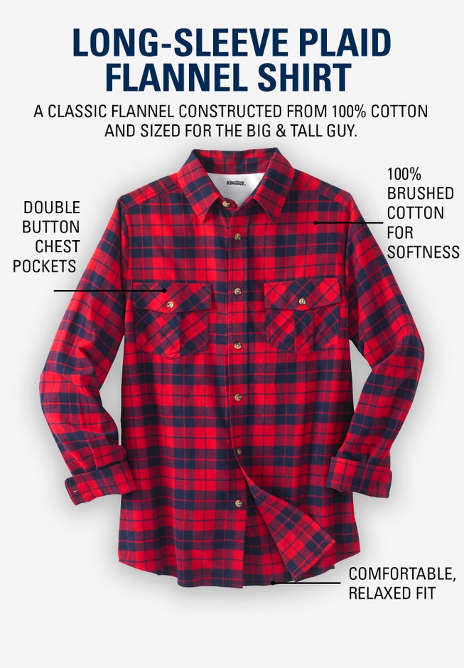 Signature Plaid Flannel Shirt image number 7