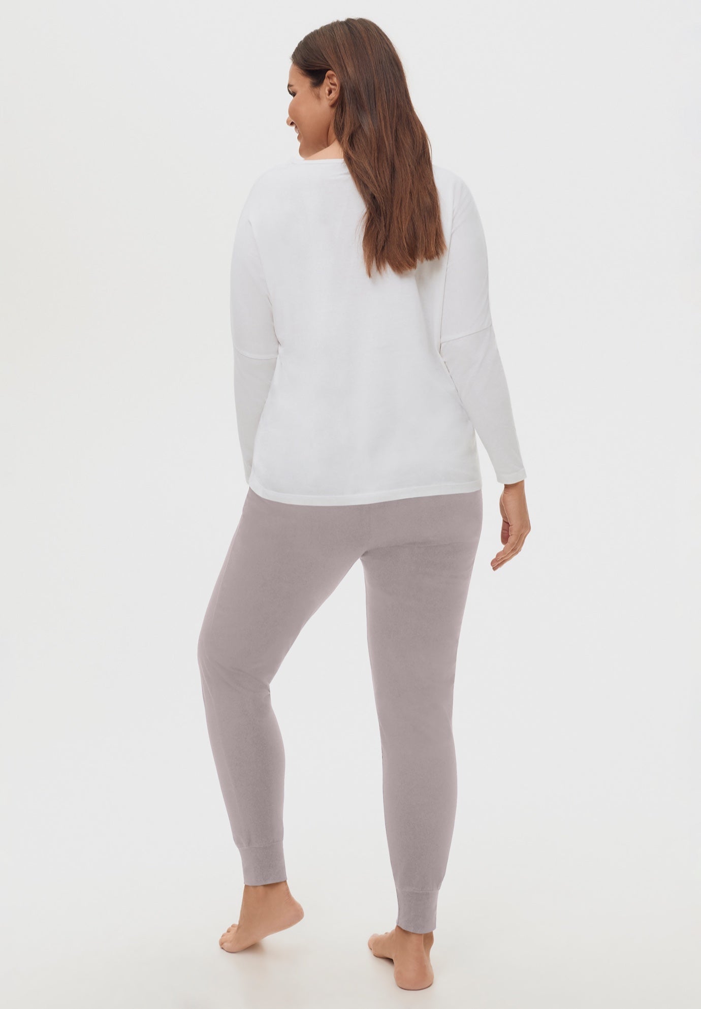 Cotton Spandex Jersey Jogger Sleep Pants image number 1