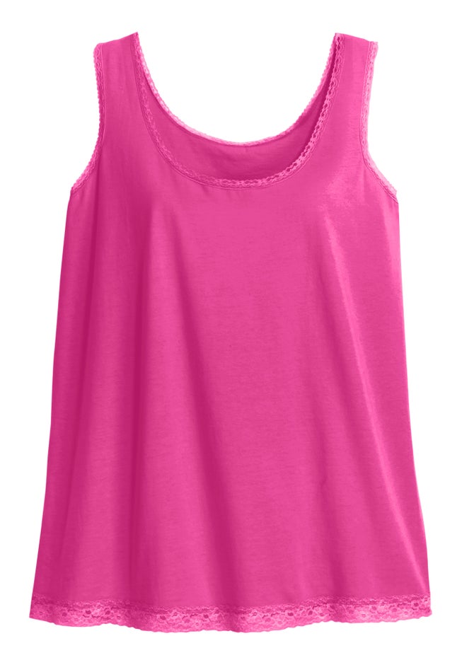 Lace Trim Tank image number 2