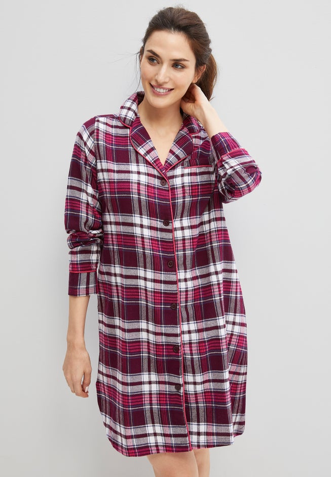 Flannel Sleep Shirt image number 0