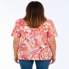 Stretch Knit Cutout Swing Tunic image number null