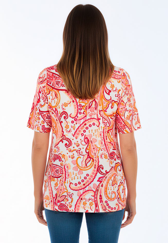 Stretch Knit Cutout Swing Tunic image number 1