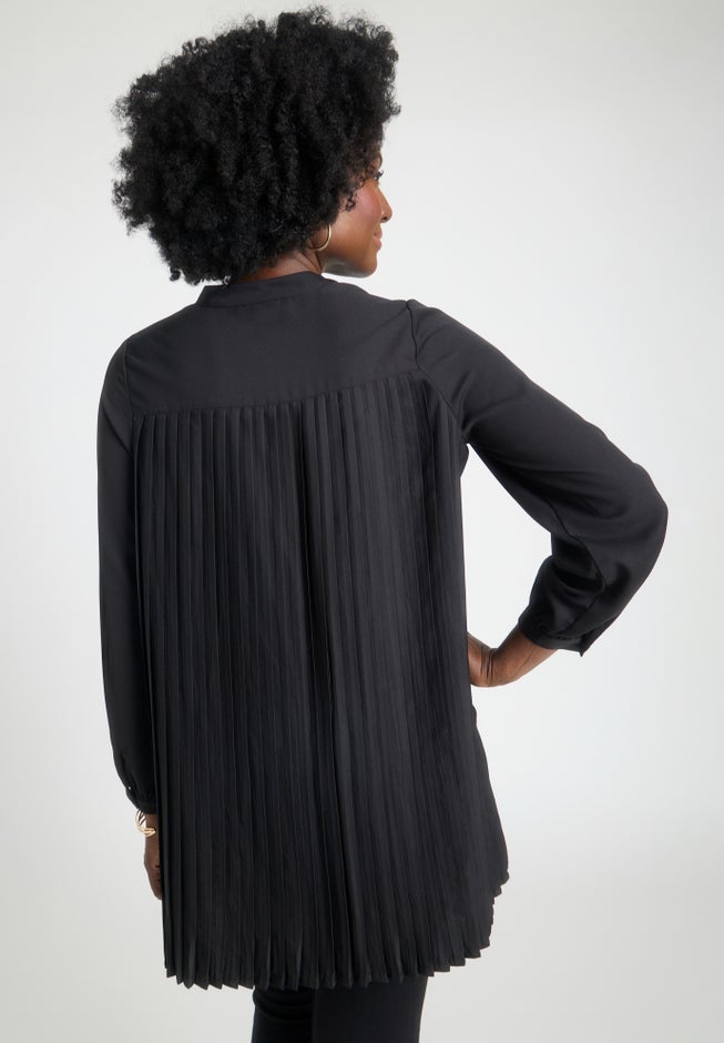 Pleated Back Georgette Tunic image number 1