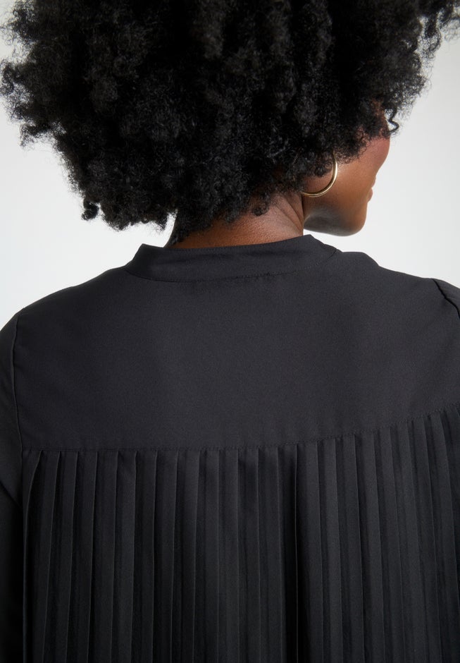 Pleated Back Georgette Tunic image number 3