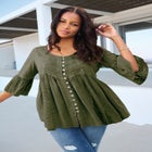 Taylor Acid Wash Big Shirt image number null