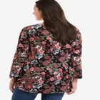 Bell Sleeve A-Line Knit Tunic image number null