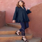 Poplin Embroidered Swing Tunic image number null