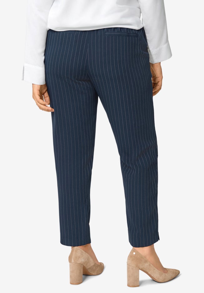 Soft Back-Elastic Trousers image number null
