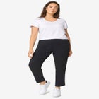 Soft Back-Elastic Trousers image number null