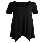 Scoop Neck Hanky Hem Tunic image number null