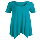 Scoop Neck Hanky Hem Tunic image number null