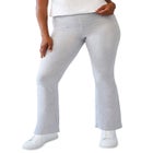 Stretch Knit Bootcut Leggings image number null