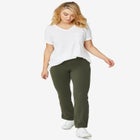 Knit Bootcut Leggings image number null