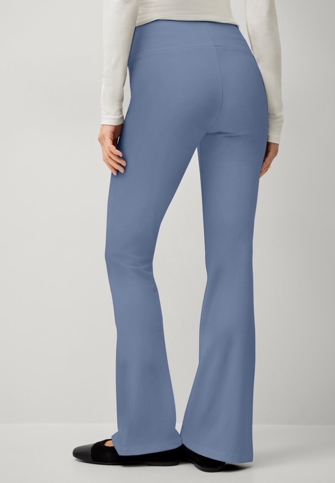 Knit Bootcut Leggings image number 1