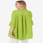 Hi-Low Linen Tunic image number null