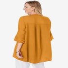 Hi-Low Linen Tunic image number null