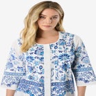 Monique Printed Big Shirt image number null