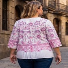 Monique Printed Big Shirt image number null