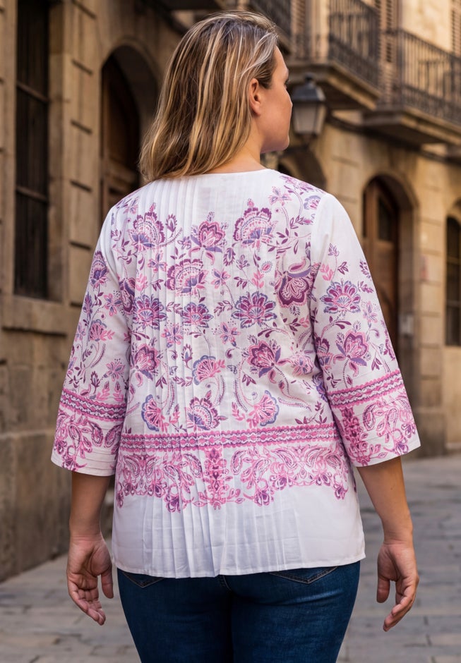 Monique Printed Big Shirt image number 1