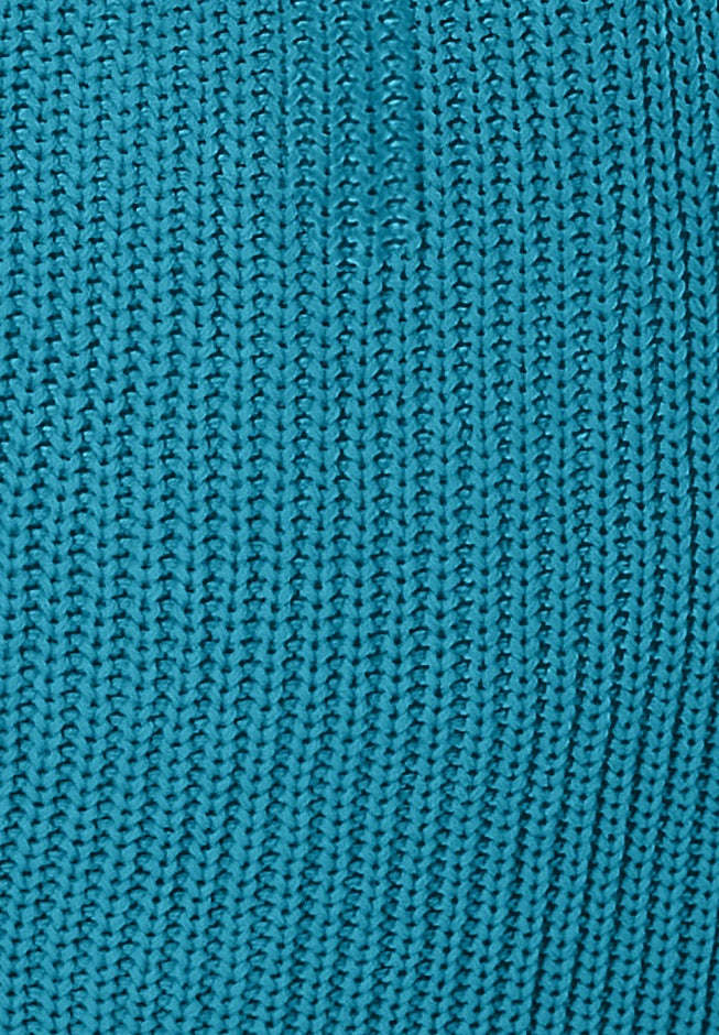 Shaker Button-Front Cardigan Sweater image number 3