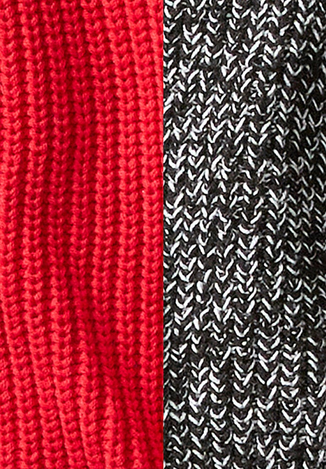 Shaker Button-Front Cardigan Sweater image number 2