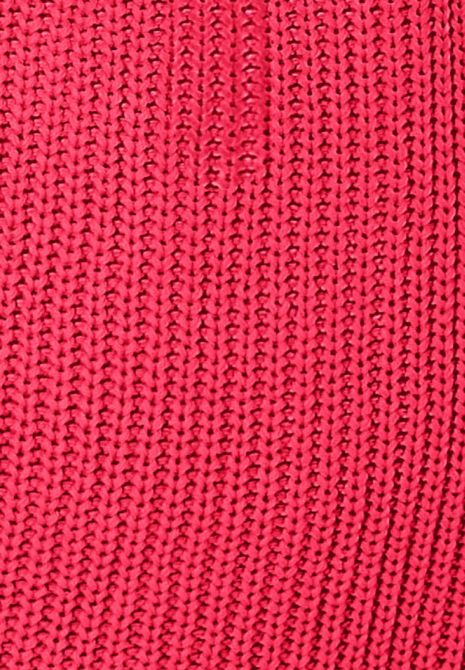 Shaker Button-Front Cardigan Sweater image number 3