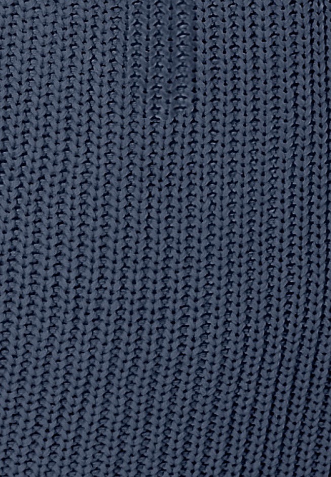 Shaker Button-Front Cardigan Sweater image number 3