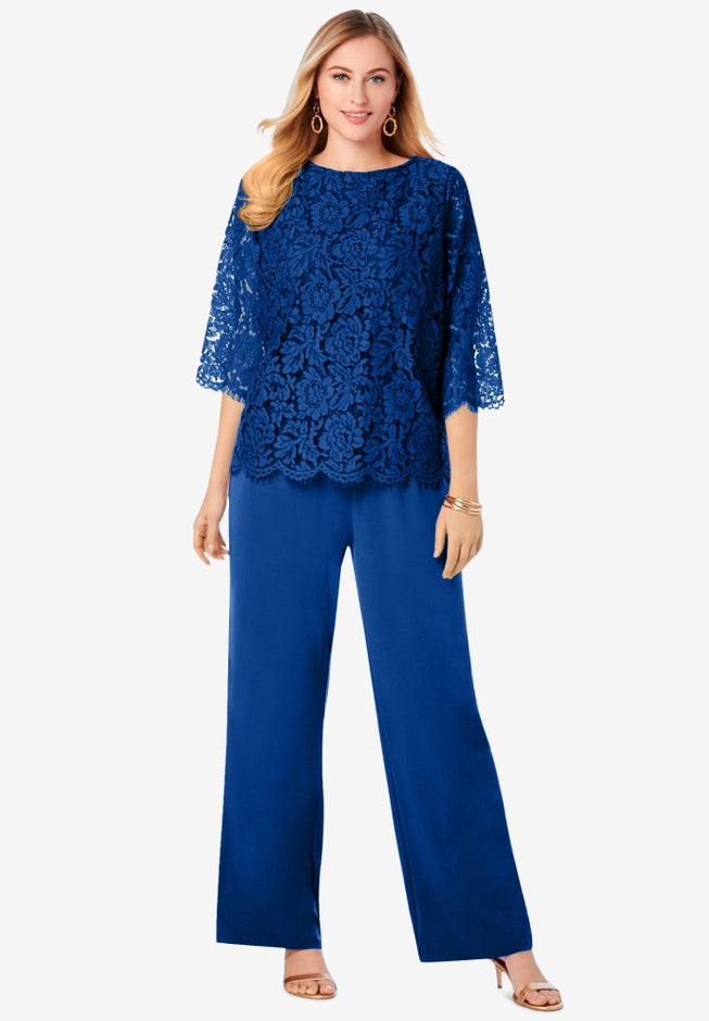 Popover Lace Jumpsuit image number 0