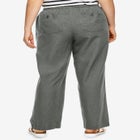 Linen-Blend Drawstring Pants image number null