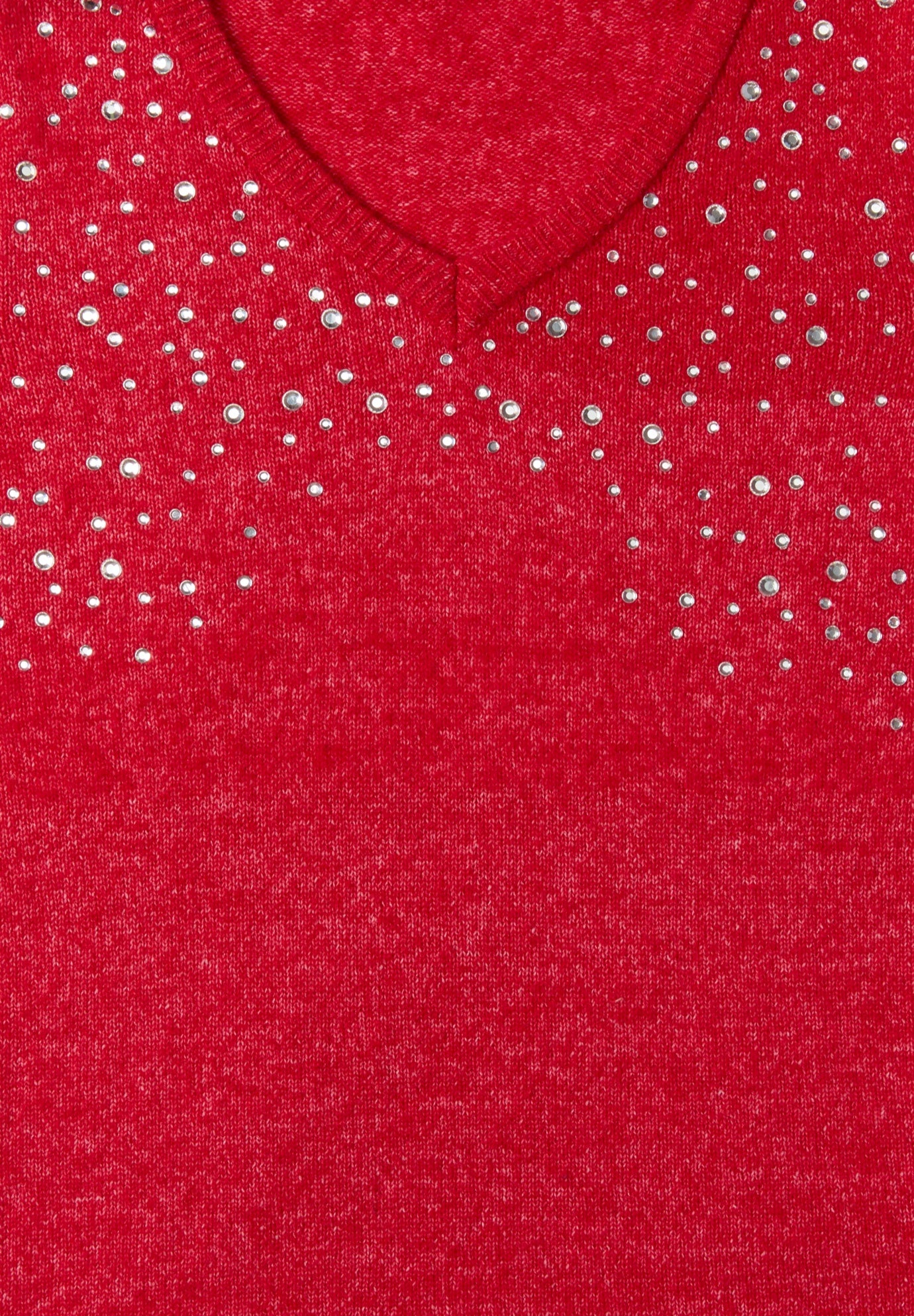 Embellished Pullover Sweater with Blouson Sleeves image number 2