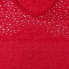 Embellished Pullover Sweater with Blouson Sleeves image number null