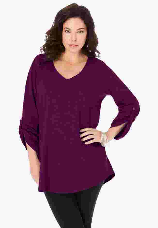 Boyfriend Textured Tunic image number 0
