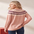 Fair Isle Pullover Sweater image number 1
