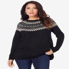 Fair Isle Pullover Sweater image number null