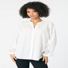Lace-Trim Blouse image number null