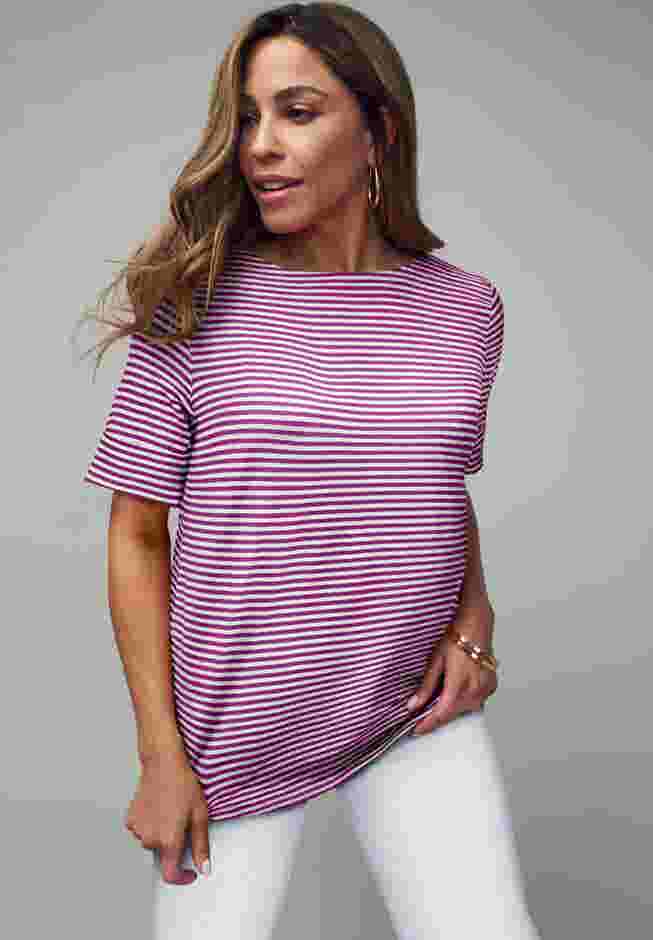 Stretch Cotton Cuff Tee image number 0