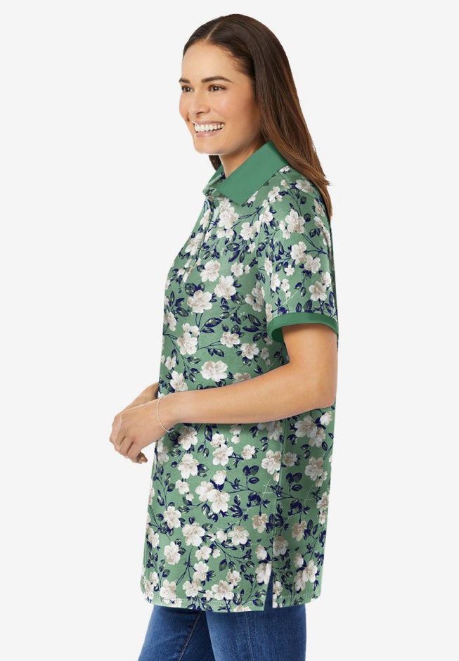 Perfect Printed Short-Sleeve Polo Shirt image number 2