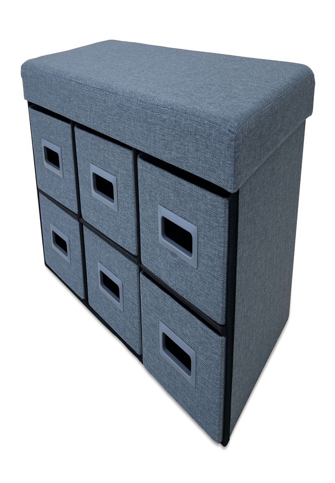 6-Drawer Storage Ottoman image number 3