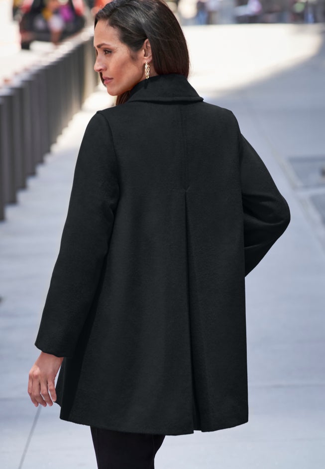 A-Line Wool Peacoat image number 1