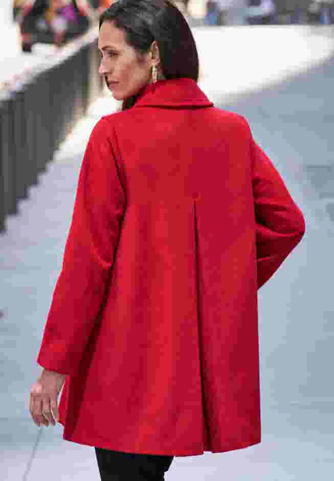 A-Line Wool Peacoat image number 2