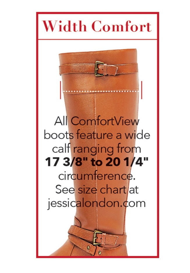 The Poloma Tall Wide Calf Boot By Comfortview image number 10