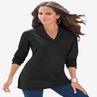 Shawl Collar Ultimate Tee image number null