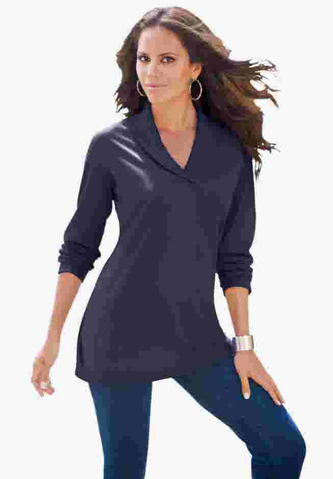 Shawl Collar Ultimate Tee image number 0