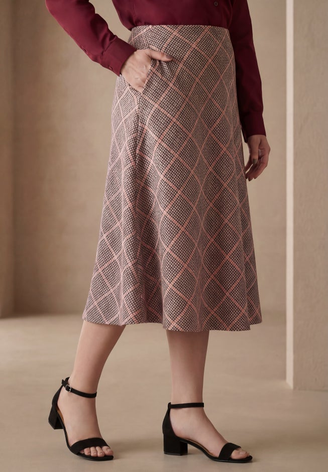 Bi-Stretch Swing Skirt image number 3